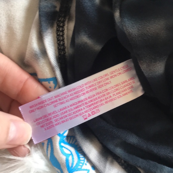 No Boundaries Tie Dye Skull Braided Tank - Picture 8 of 11